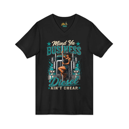Mind Ya Business - V-Neck - Multiple Colors