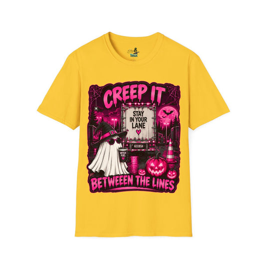 Halloween - Creep It Between The Lines - T-Shirt - Multiple Colors