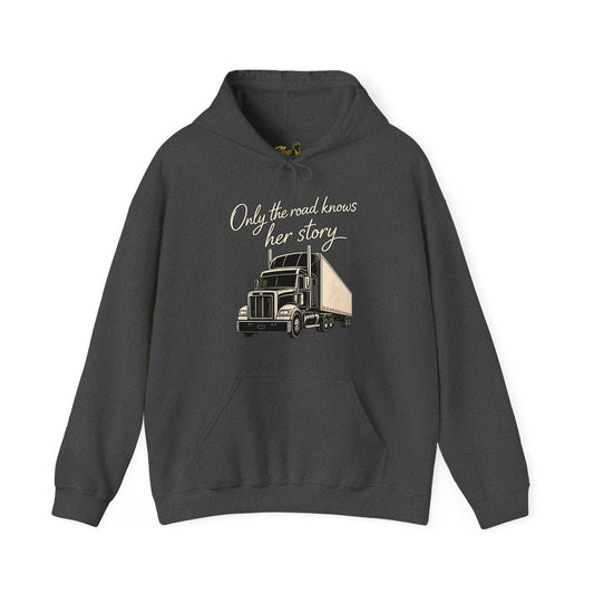 Only The Road Knows Her Story - Hoodie - Multiple Colors