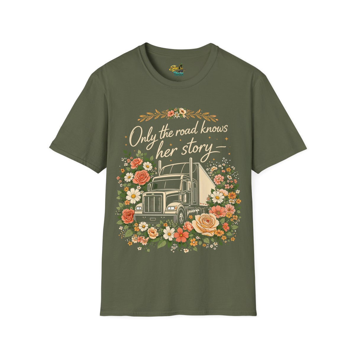 Only the Road Knows Her Story - T-Shirt - Multiple Colors
