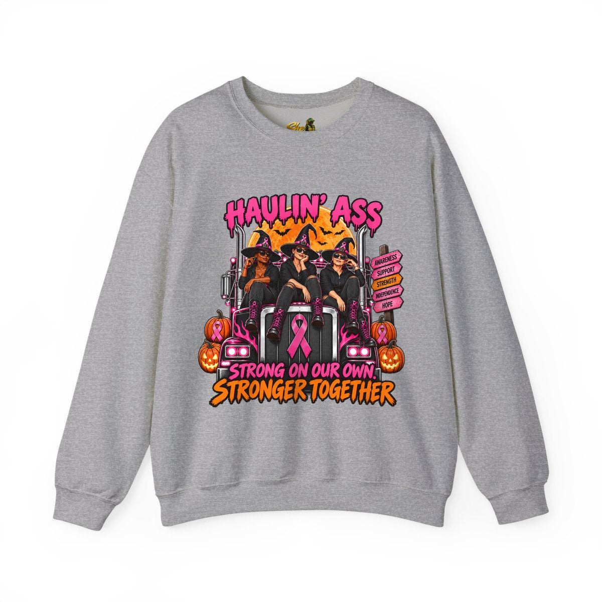 Halloween - Haulin' Ass, Stronger Together - Sweatshirt - Multiple Colors