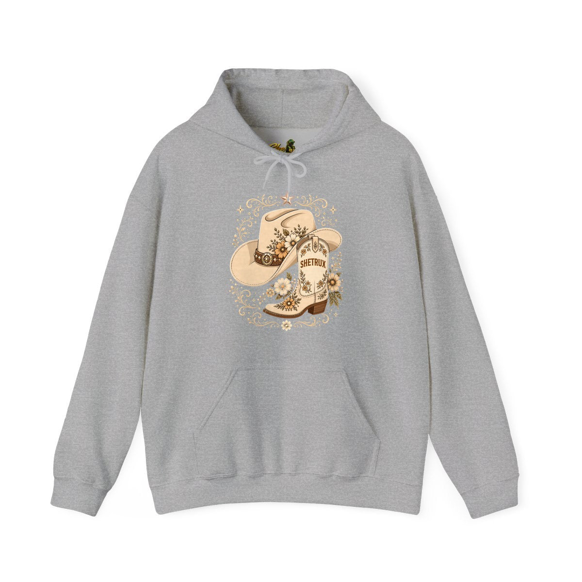 SheTrux Hat Boot Tan - Hoodie - Multiple Colors