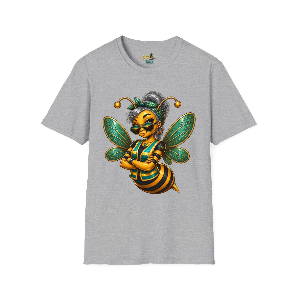 SheTrux Bee Gray - T-Shirt - Multiple Colors