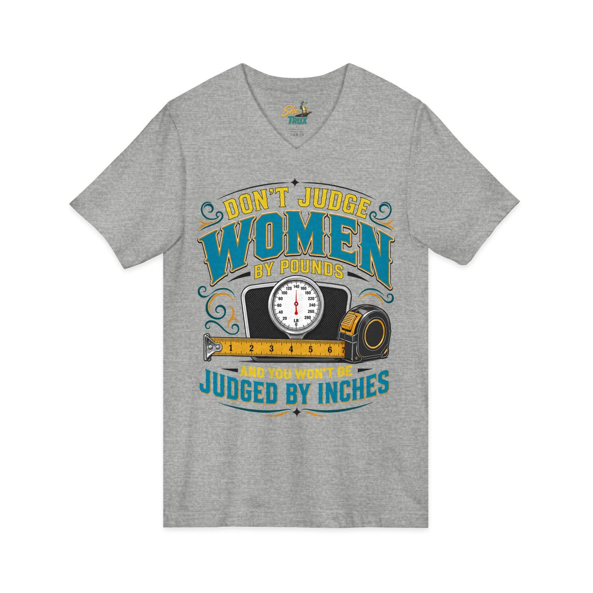 Don't Judge Women 2 - Scale - V-Neck - Multiple Colors