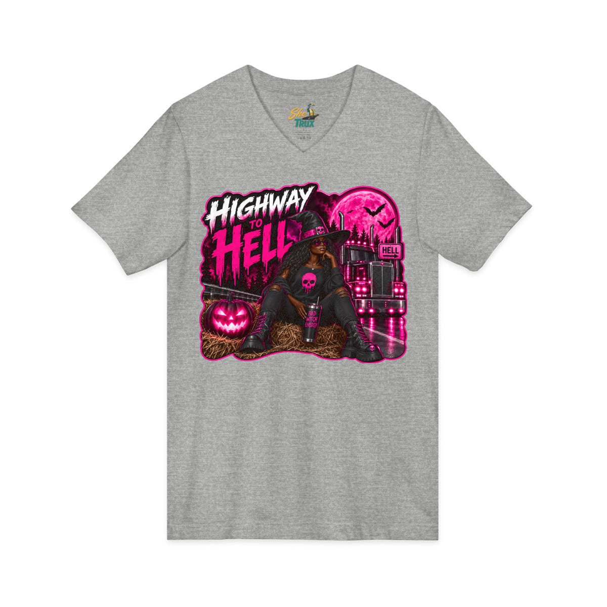 Halloween - Highway To Hell - V-Neck - Multiple Colors