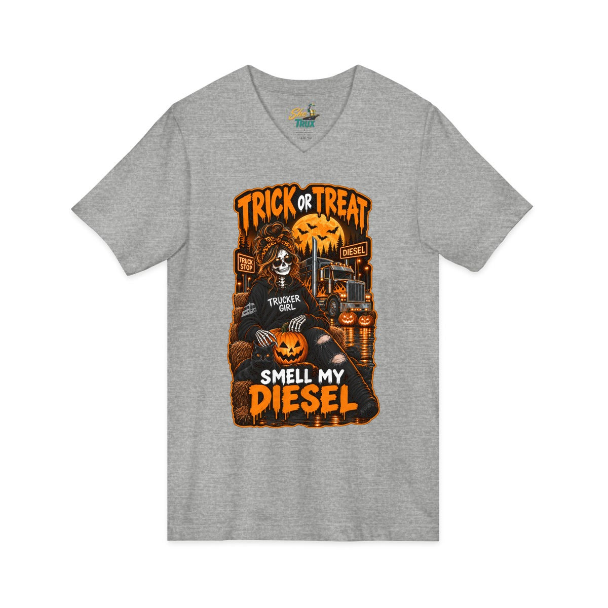 Halloween - Trick or Treat - V-Neck - Multiple Colors