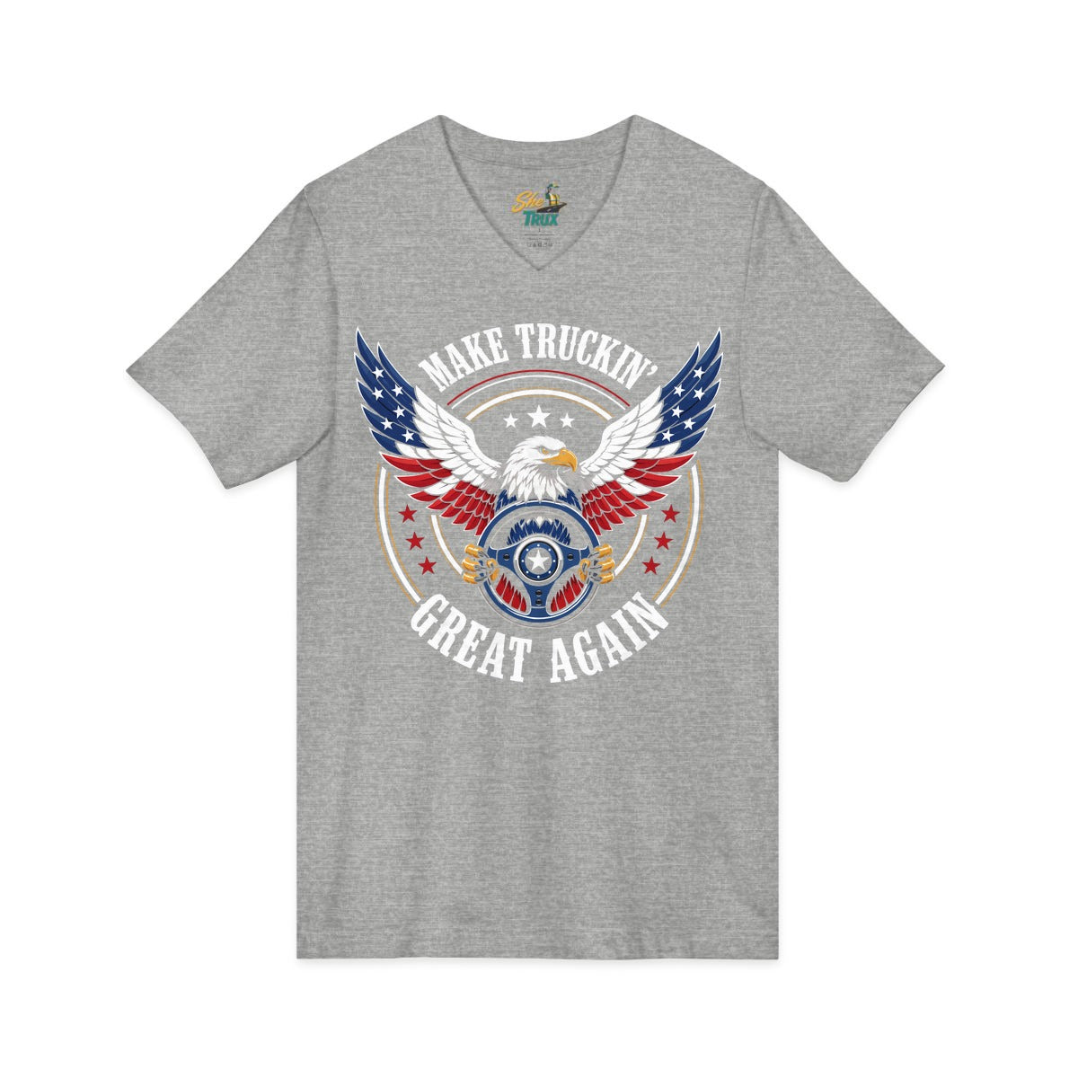 Make Truckin Great Again - V-Neck - Multiple Colors