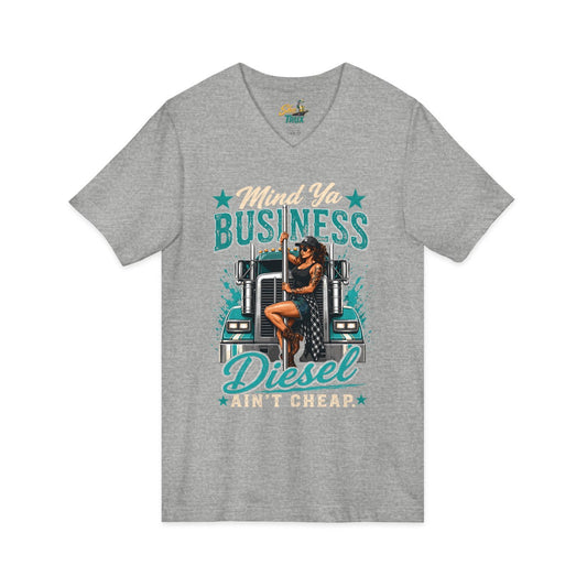 Mind Ya Business - V-Neck - Multiple Colors