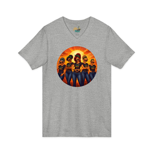 SheTrux Women Sunset - V-Neck - Multiple Colors