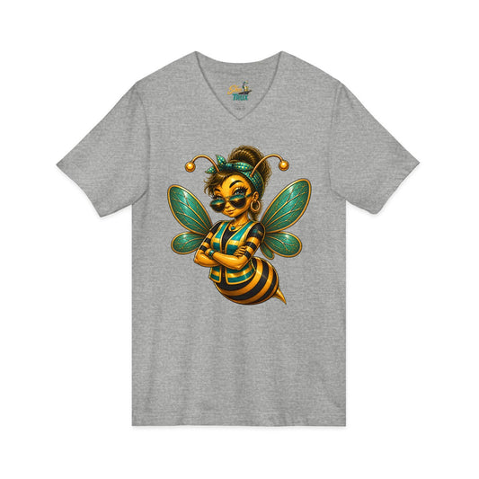 SheTrux Bee Brown - V-Neck - Multiple Colors
