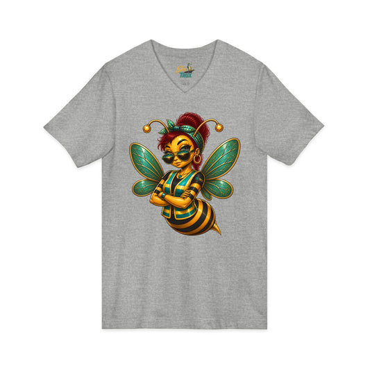 SheTrux Bee Red - V-Neck - Multiple Colors