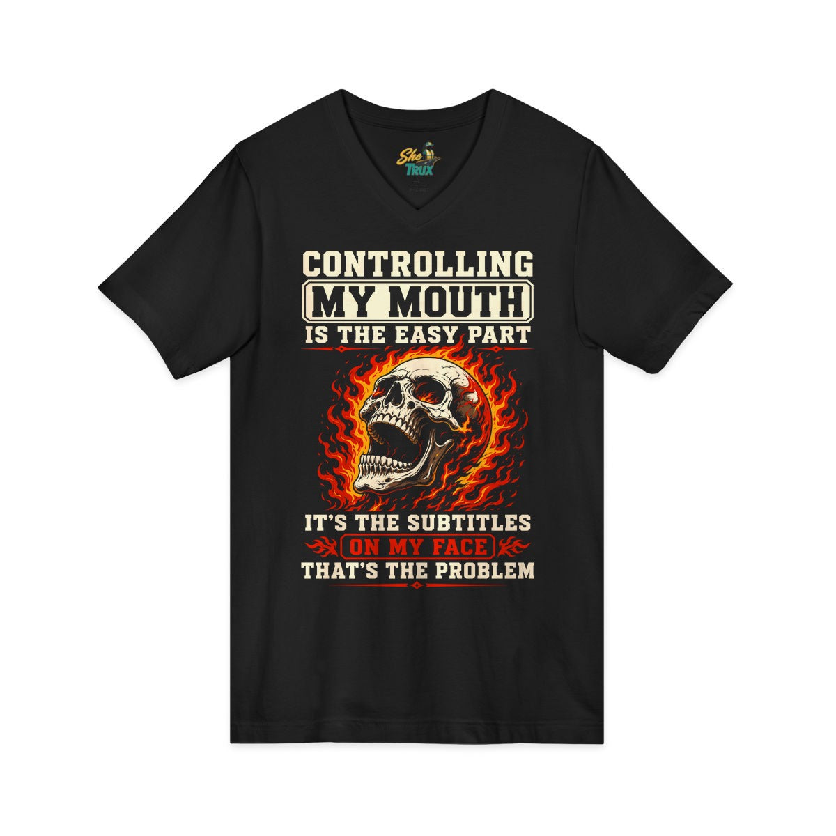 Controlling My Mouth - V-Neck - Multiple Colors