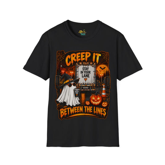 Halloween - Creep It Between The Lines - T-Shirt - Multiple Colors