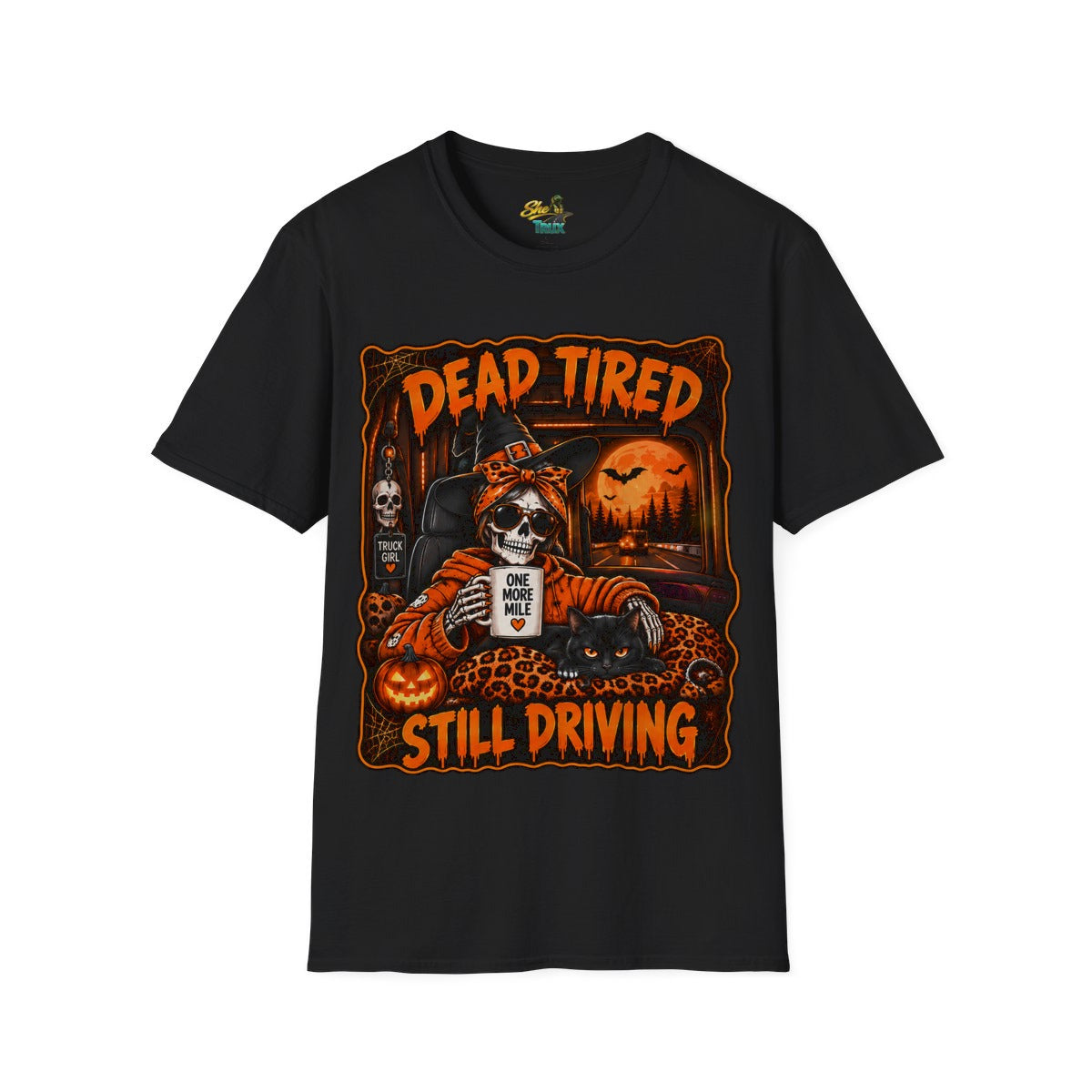 Halloween - Dead Tired, Still Driving - T-Shirt - Multiple Colors