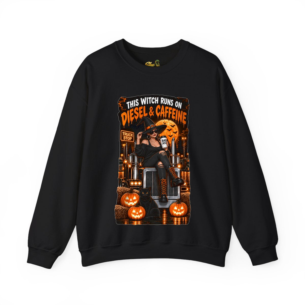 Halloween - Diesel and Caffeine - Sweatshirt - Multiple Colors