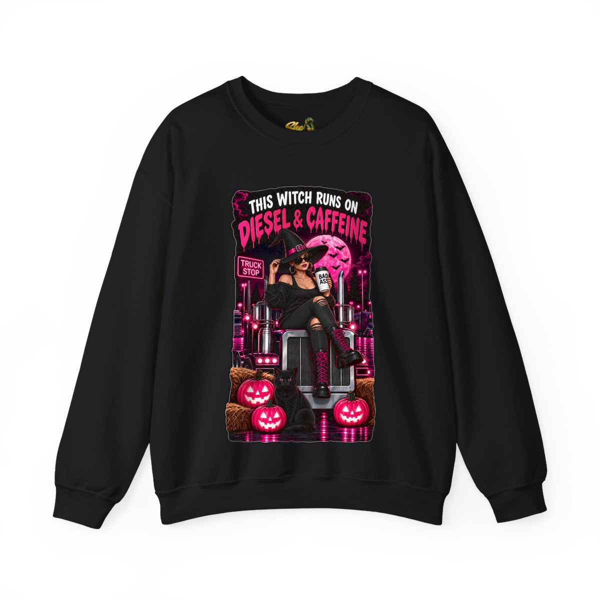 Halloween - Diesel and Caffeine - Sweatshirt - Multiple Colors