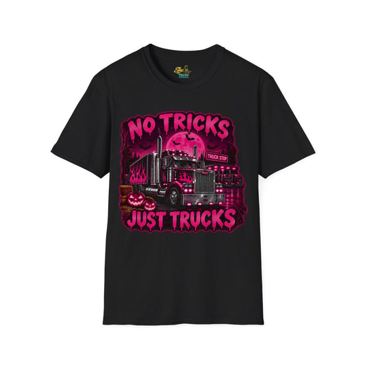 Halloween - No Tricks Just Trucks - T-Shirt - Multiple Colors
