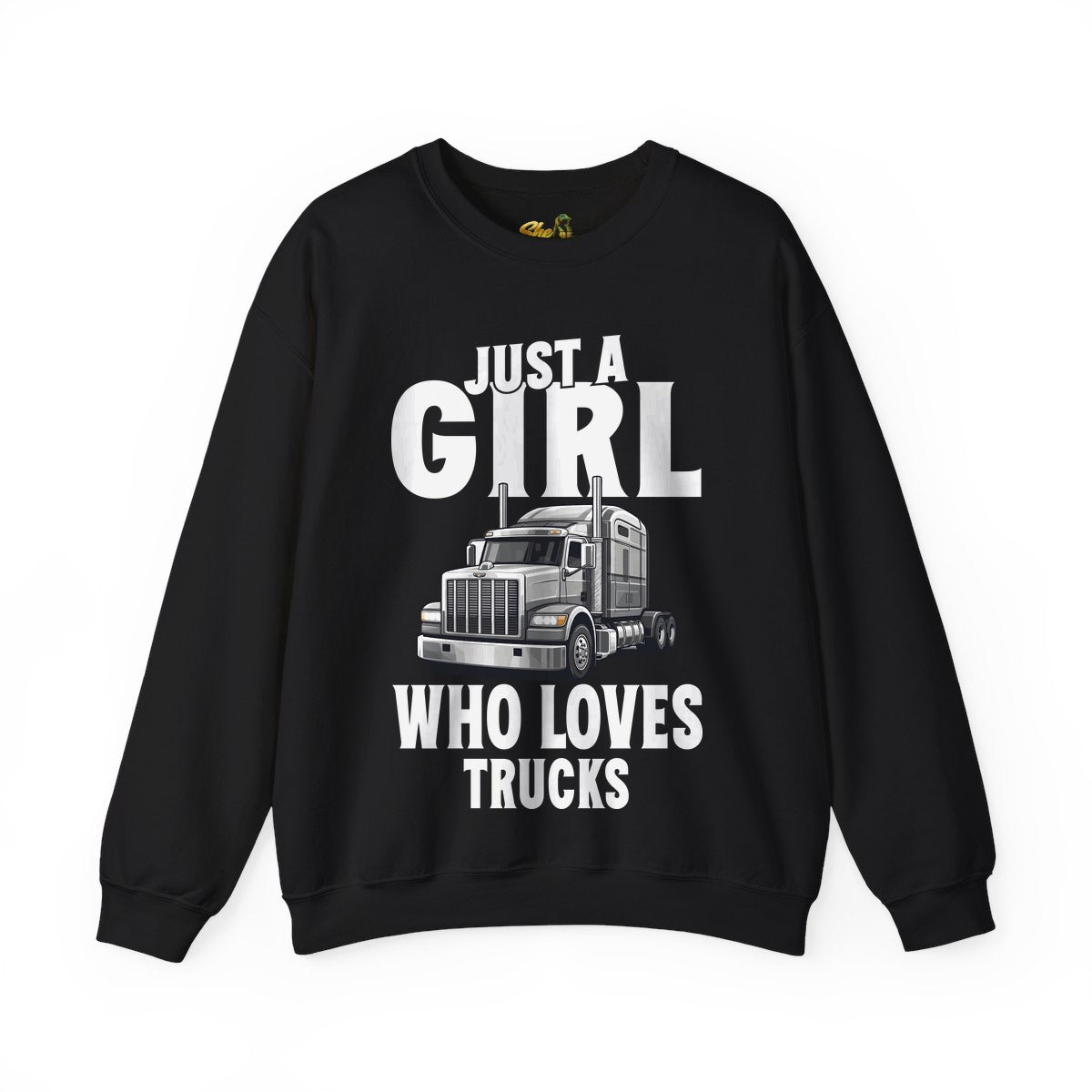 Just a Girl Who Loves Trucks - Sweatshirt - Multiple Colors