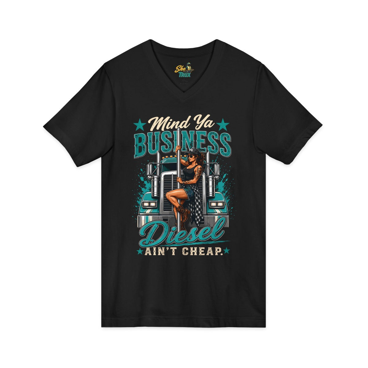 Mind Ya Business - V-Neck - Multiple Colors