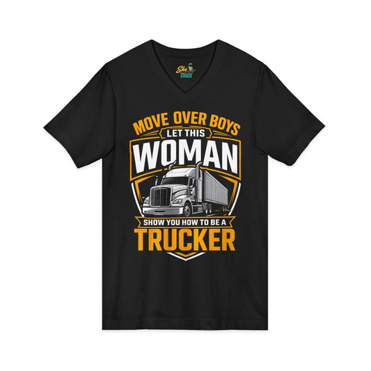 Move Over Boys - V-Neck - Multiple Colors