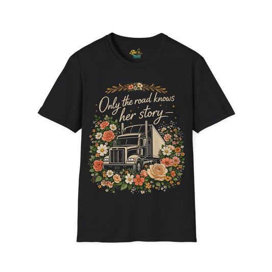 Only the Road Knows Her Story - T-Shirt - Multiple Colors