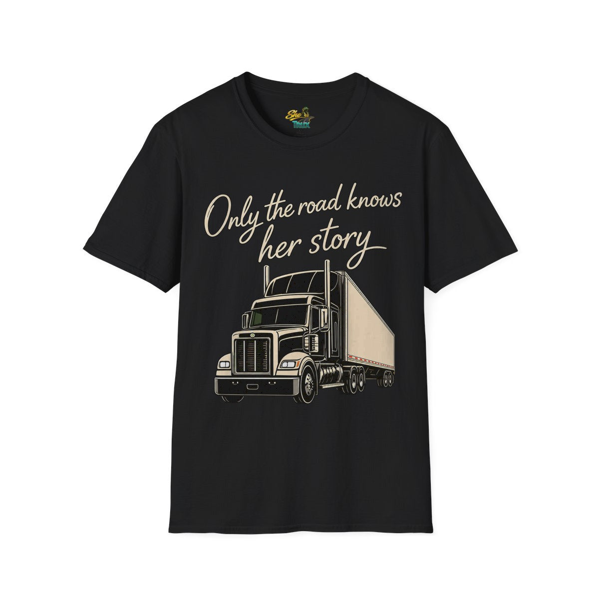 Only The Road Knows Her Story - T-Shirt - Multiple Colors