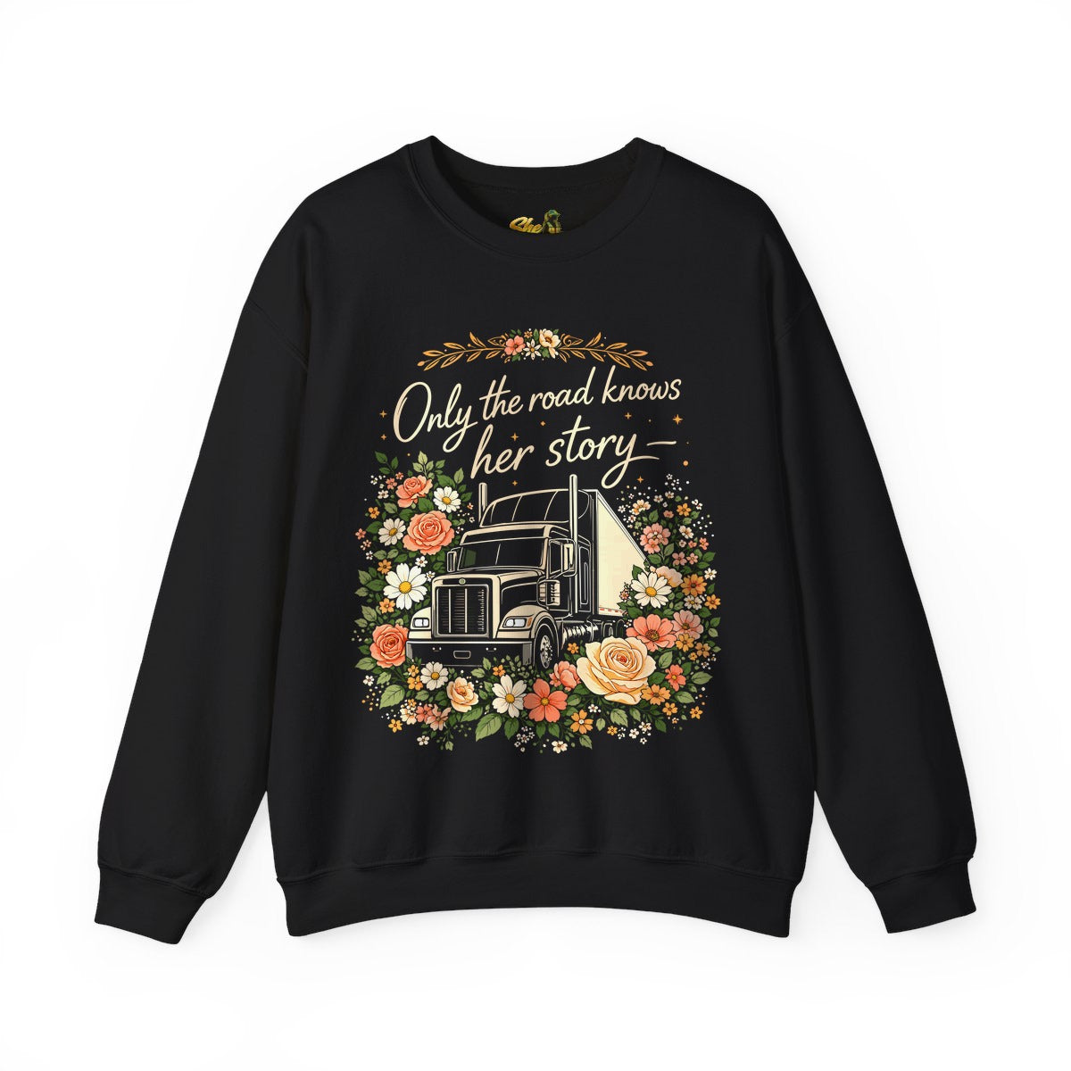 Only the Road Knows Her Story - Sweatshirt - Multiple Colors