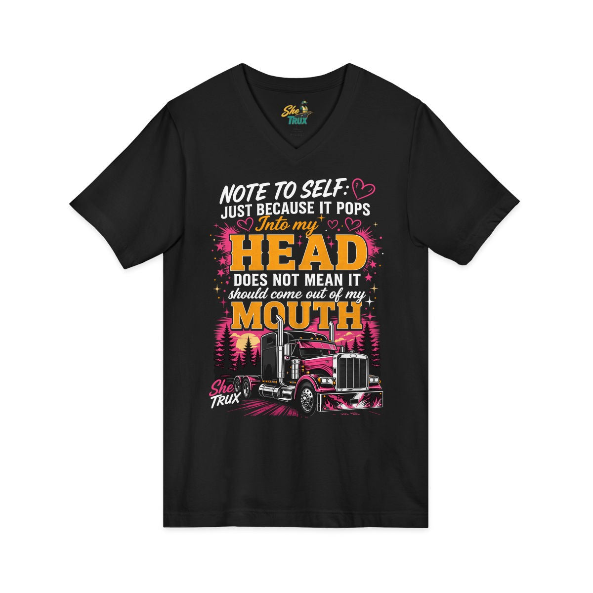 Pops In My Head - V-Neck - Multiple Colors