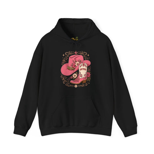 SheTrux Hat Boot Pink - Hoodie - Multiple Colors