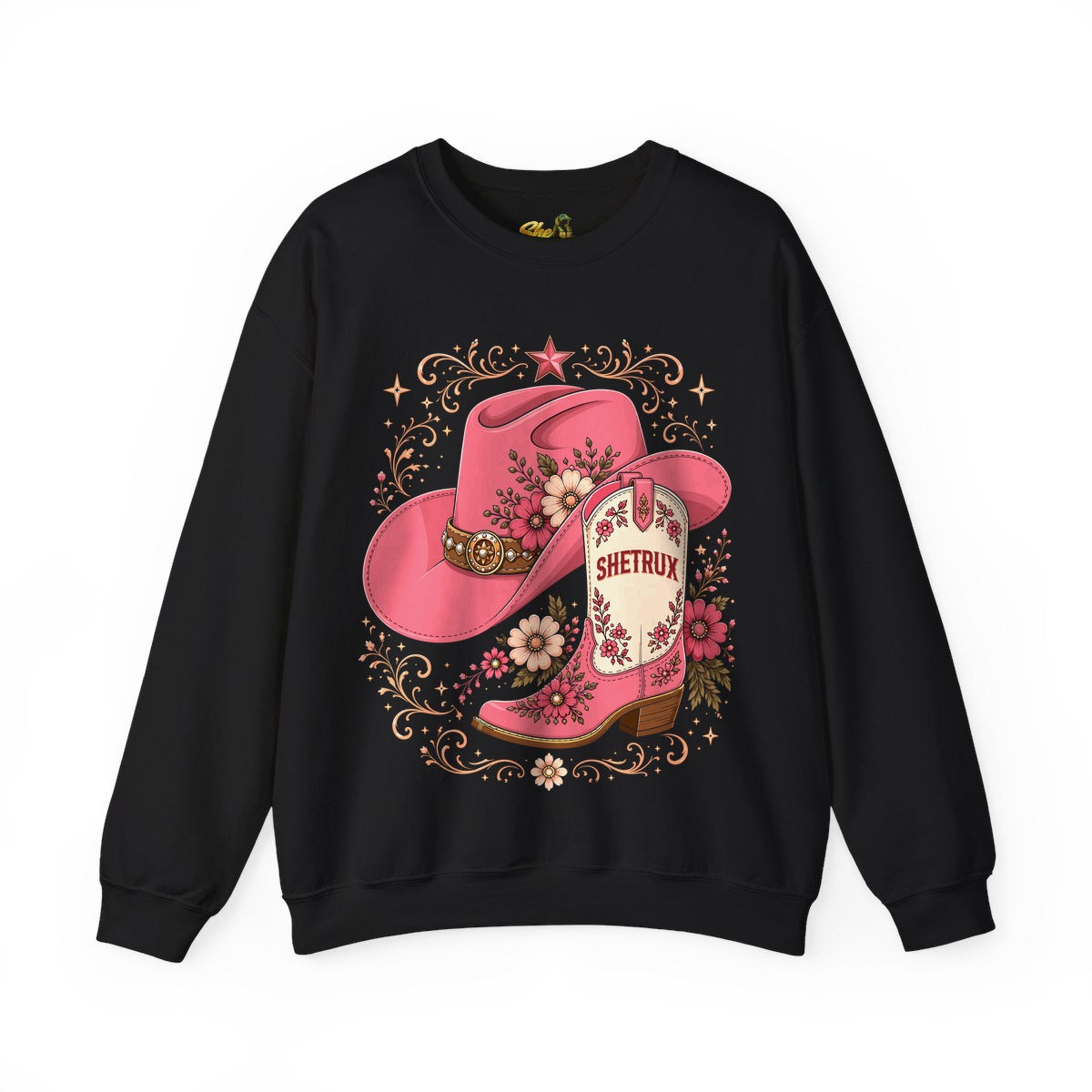 SheTrux Hat Boot Pink - Sweatshirt - Multiple Colors