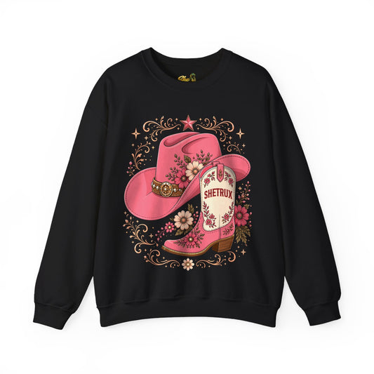 SheTrux Hat Boot Pink - Sweatshirt - Multiple Colors