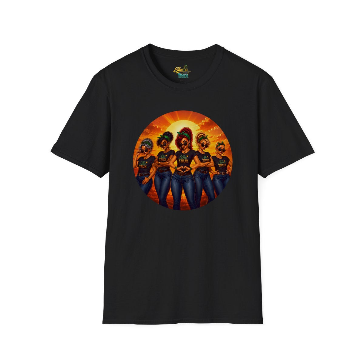 SheTrux Women Sunset - T-Shirt - Multiple Colors