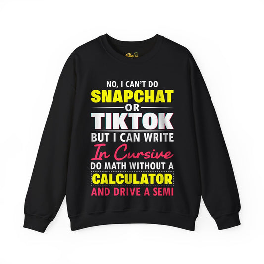 Snapchat Tiktok - Sweatshirt - Multiple Colors