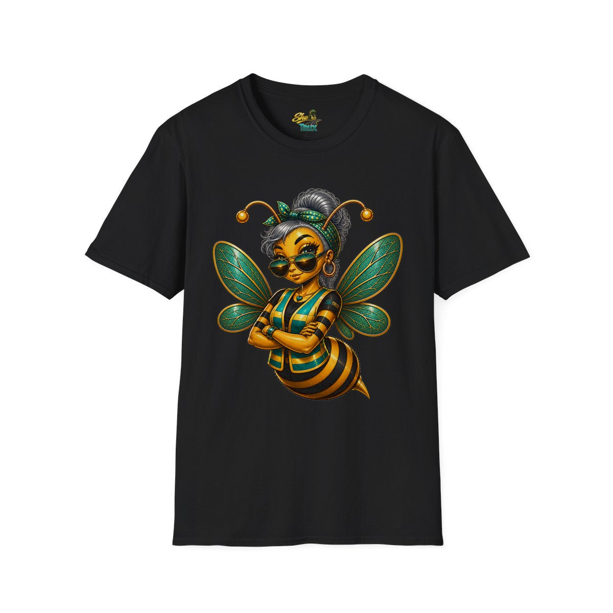 SheTrux Bee Gray - T-Shirt - Multiple Colors