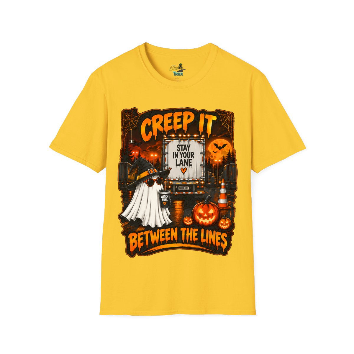 Halloween - Creep It Between The Lines - T-Shirt - Multiple Colors