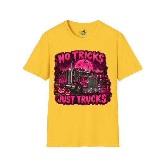 Halloween - No Tricks Just Trucks - T-Shirt - Multiple Colors