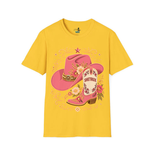 SheTrux Hat Boot Pink - T-Shirt - Multiple Colors
