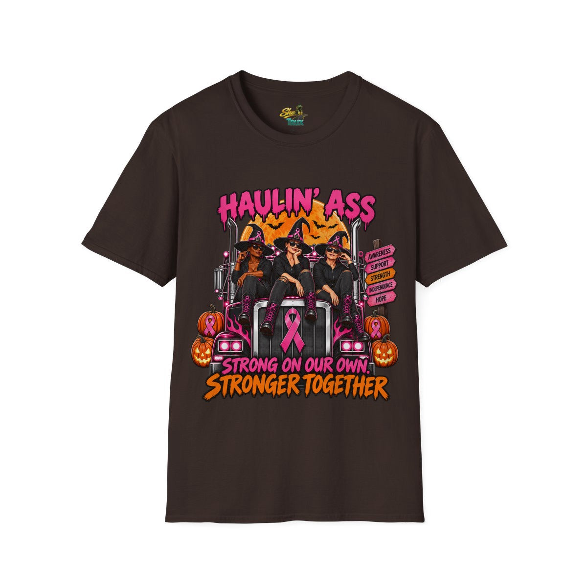 Halloween - Haulin' Ass, Stronger Together - T-Shirt - Multiple Colors