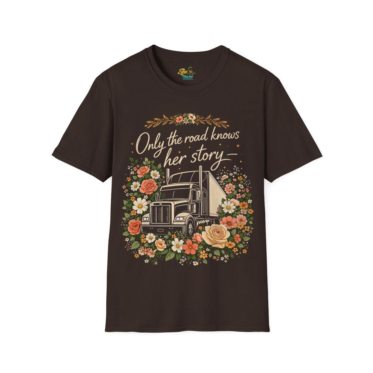 Only the Road Knows Her Story - T-Shirt - Multiple Colors
