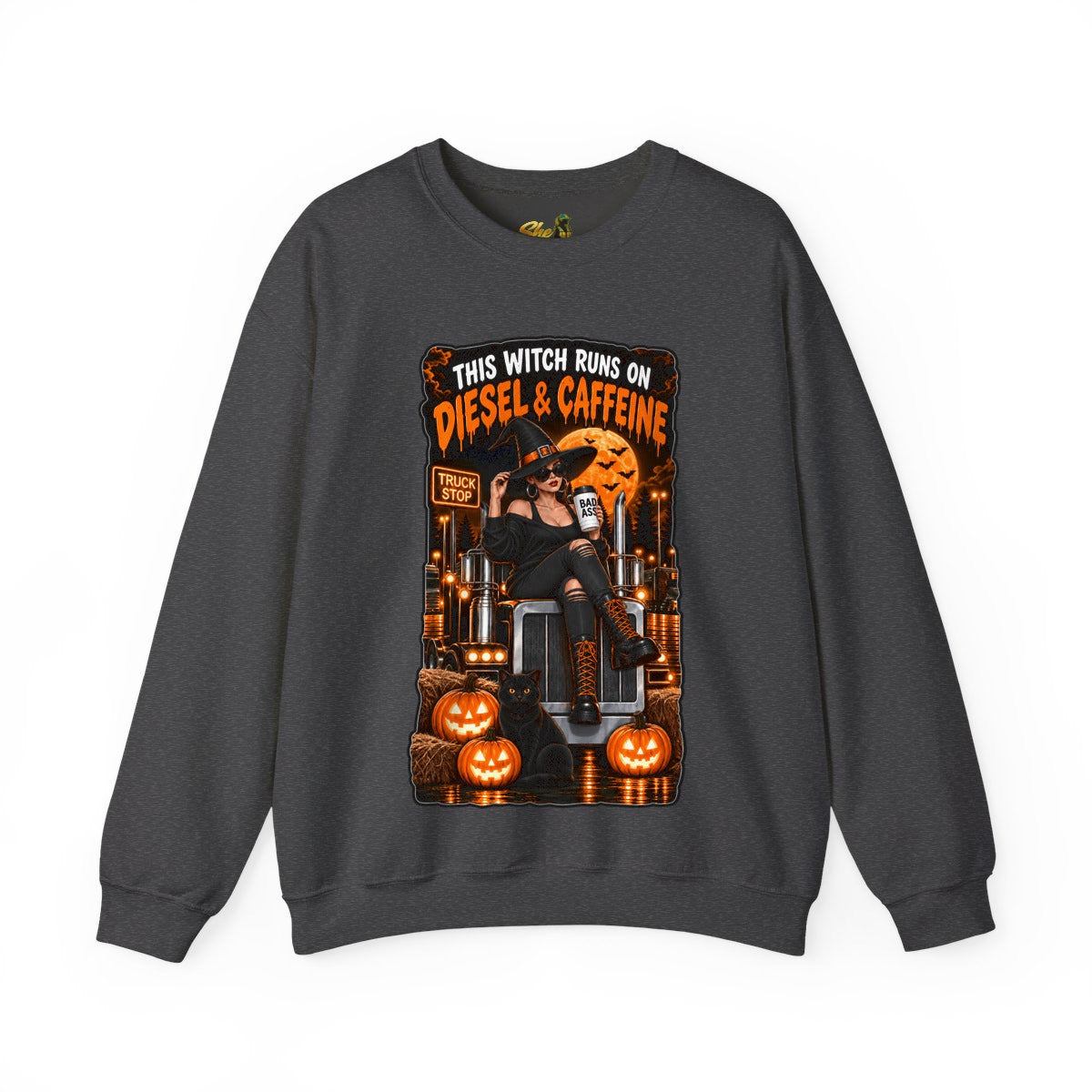 Halloween - Diesel and Caffeine - Sweatshirt - Multiple Colors