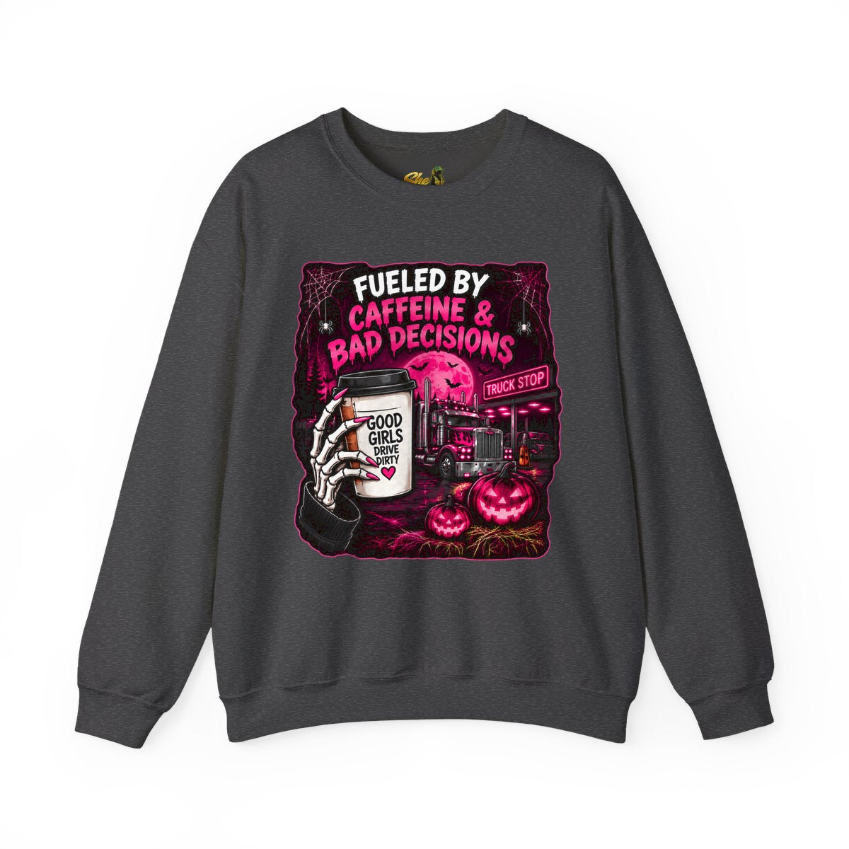 Halloween - Fueled By Caffeine and Bad Decisions - Sweatshirt - Multiple Colors
