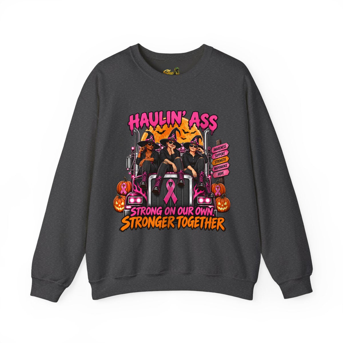 Halloween - Haulin' Ass, Stronger Together - Sweatshirt - Multiple Colors