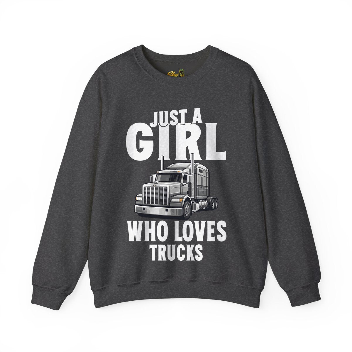 Just a Girl Who Loves Trucks - Sweatshirt - Multiple Colors