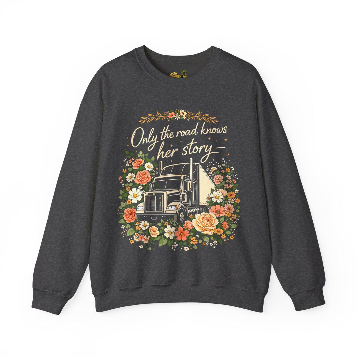 Only the Road Knows Her Story - Sweatshirt - Multiple Colors