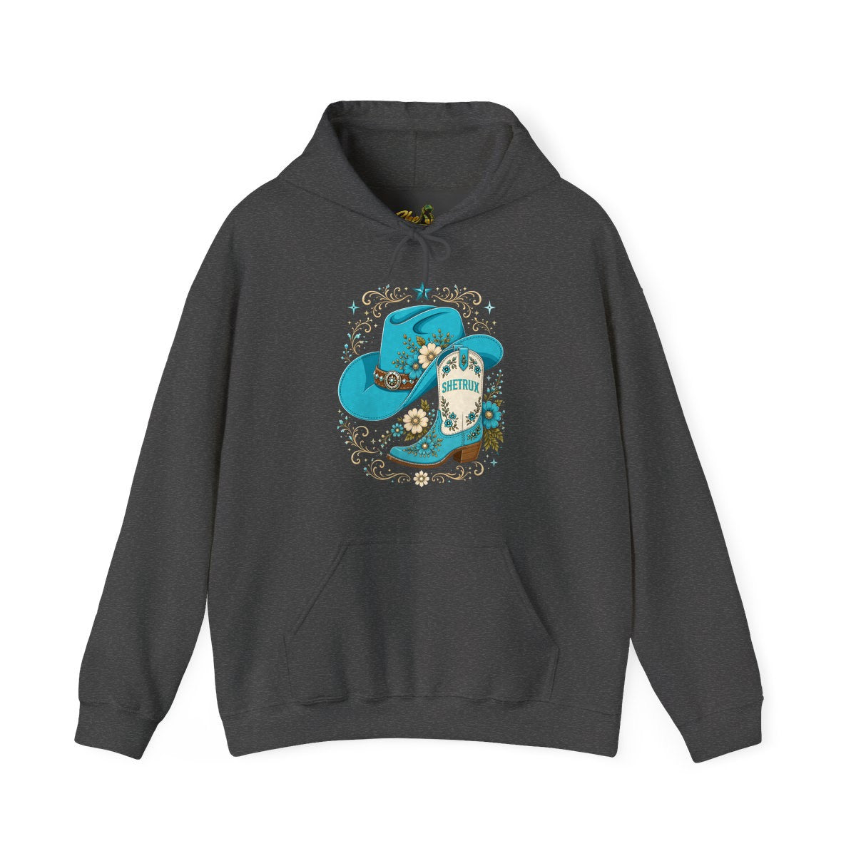 SheTrux Hat Boot Blue - Hoodie - Multiple Colors