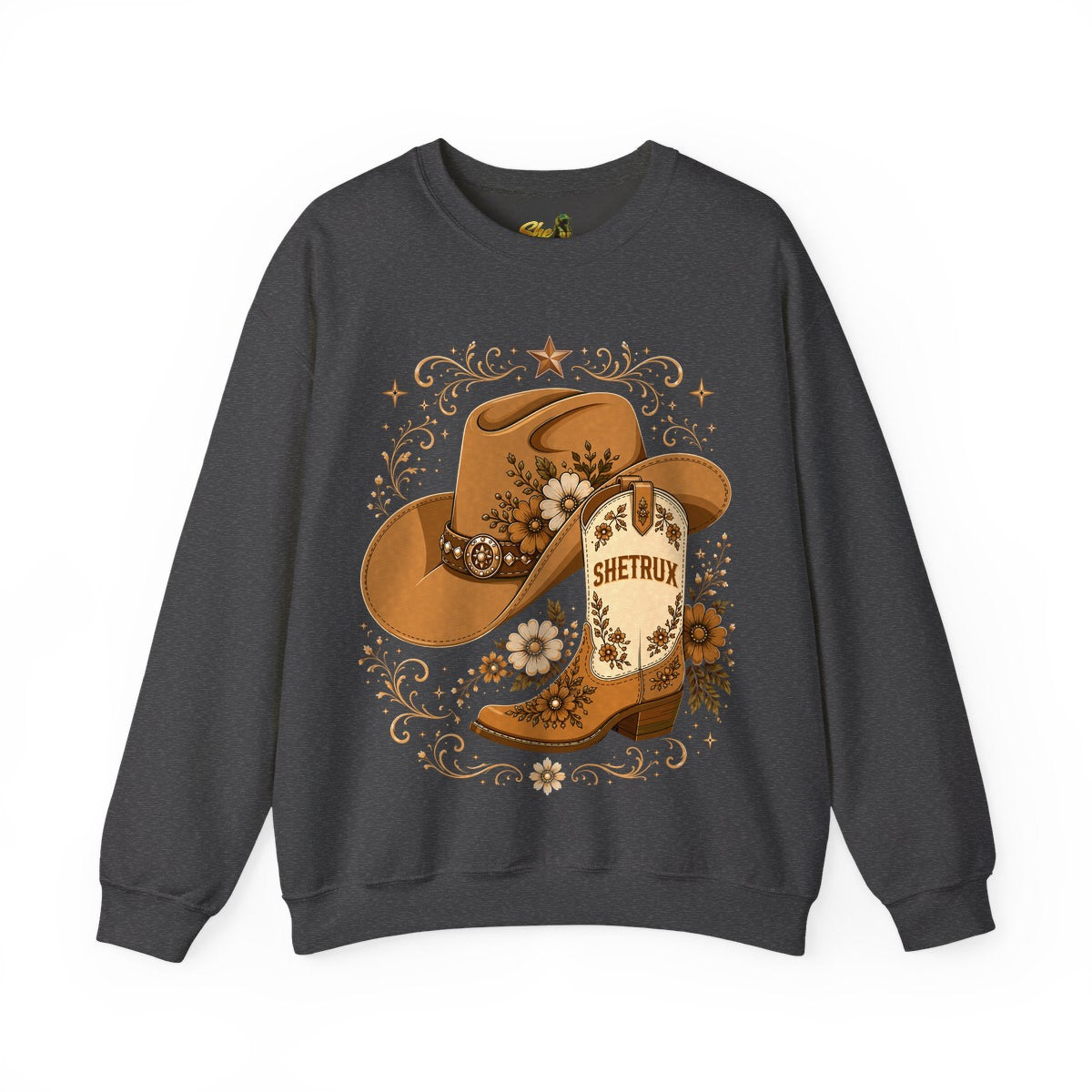 SheTrux Hat Boot Brown - Sweatshirt - Multiple Colors