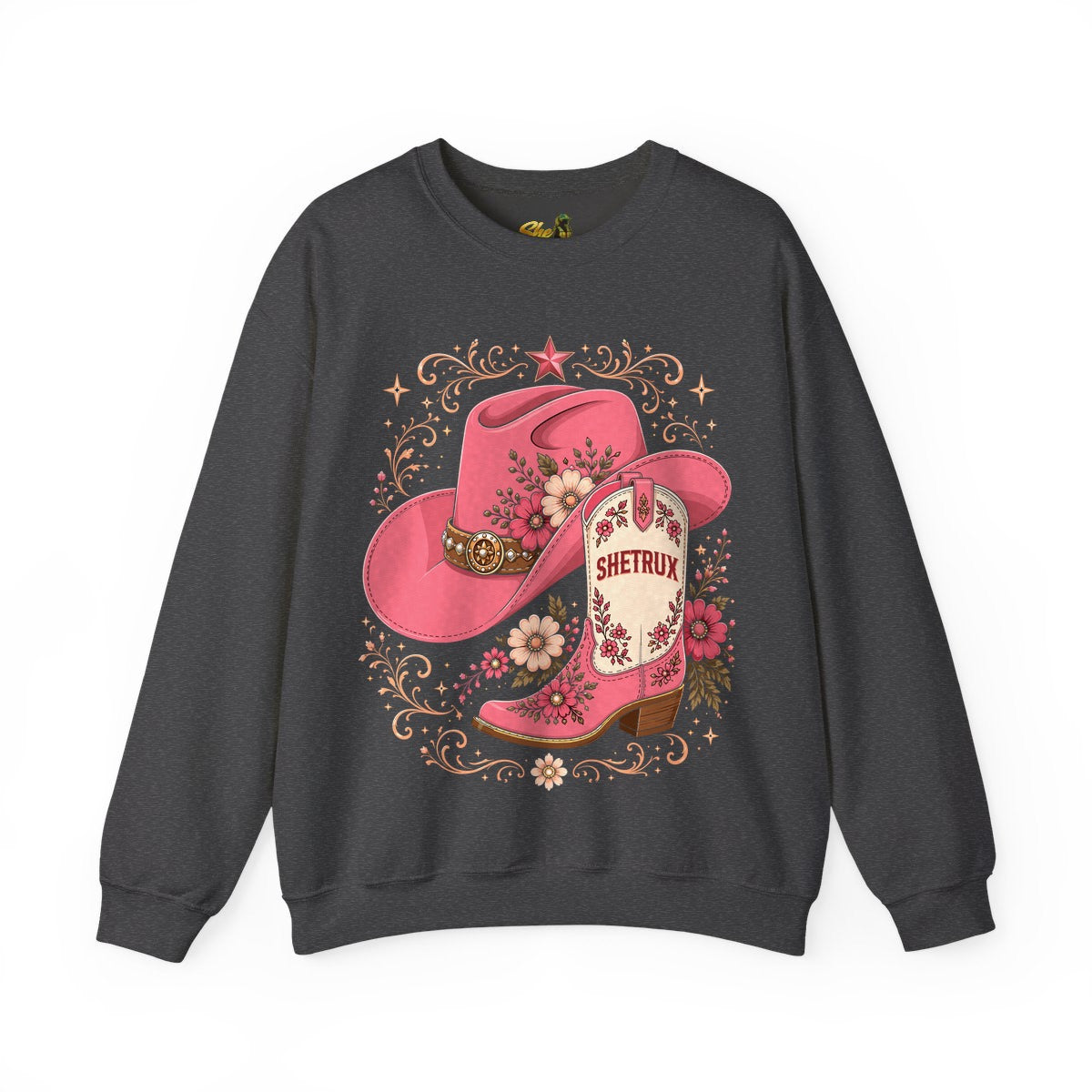 SheTrux Hat Boot Pink - Sweatshirt - Multiple Colors
