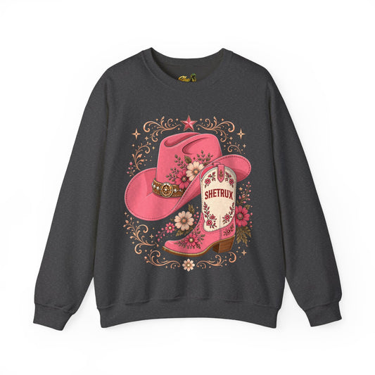 SheTrux Hat Boot Pink - Sweatshirt - Multiple Colors