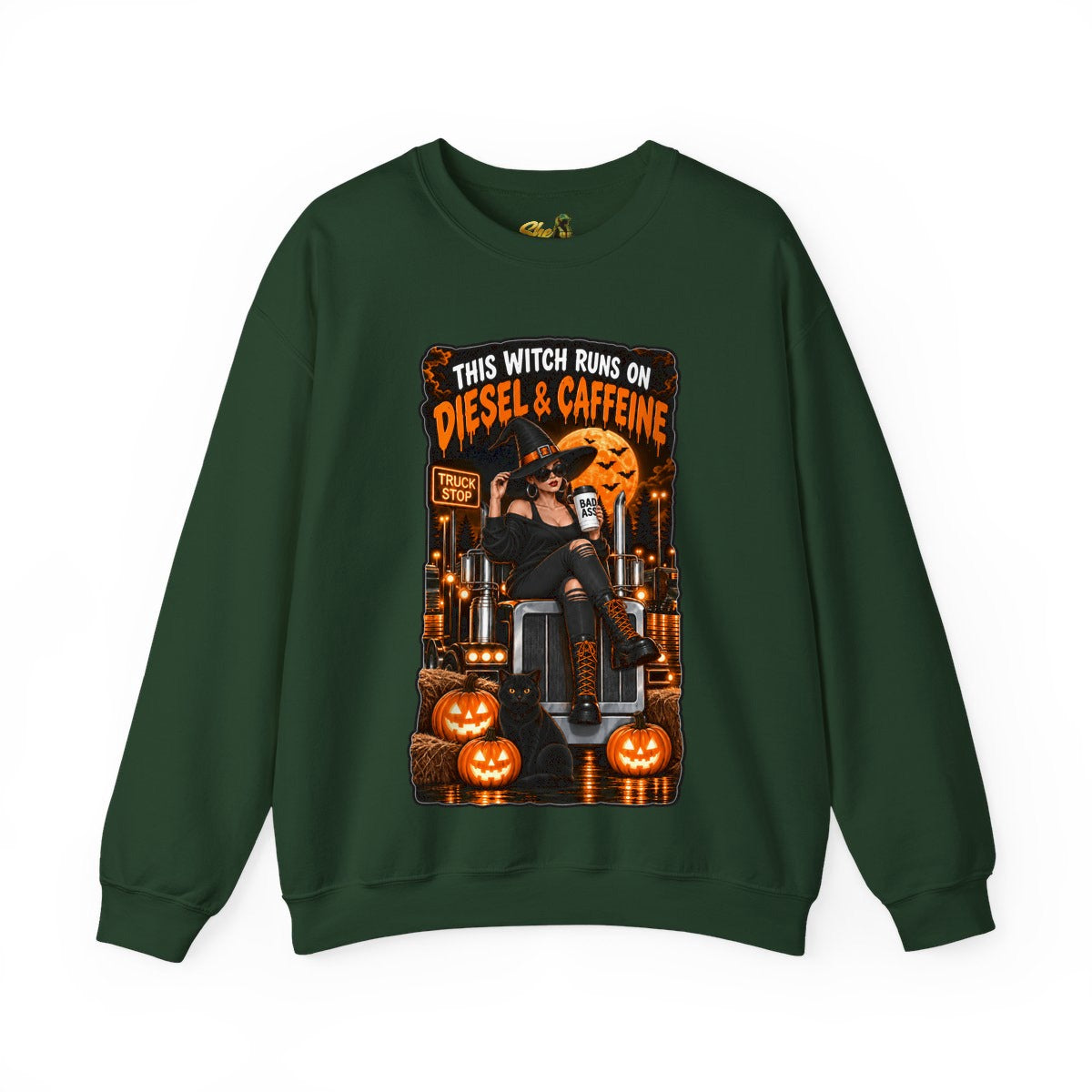 Halloween - Diesel and Caffeine - Sweatshirt - Multiple Colors