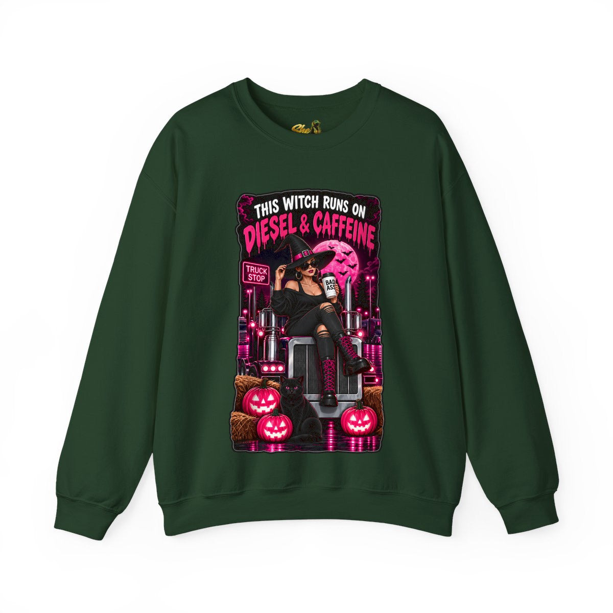 Halloween - Diesel and Caffeine - Sweatshirt - Multiple Colors